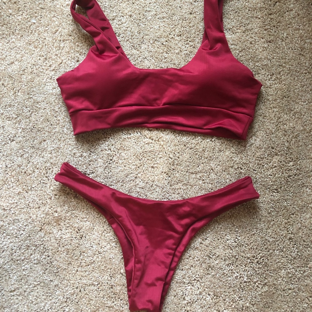Zaful red bikini